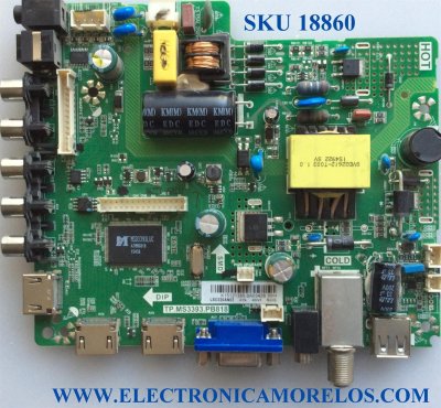 MAIN / FUENTE / (COMBO) / ELEMENT K15121385 / TP.MS3393.PB818 / SY16051 / SY16051ECN / 890-M00-02E51 / E239218 / PANEL LSC320AN02 / MODELO ELEFW328 / ELEFW328 A6G0M